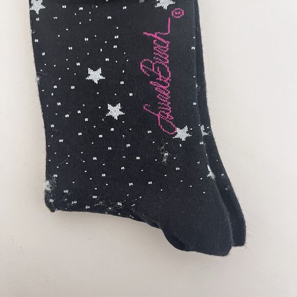 Laurel Burch Socks Black Mystic Moon Stars Trees Artist Sock Size 9-11 NEW - Picture 8 of 8